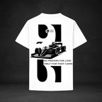 PRAYERS FOR FAST CARS Puff Print Oversized T-Shirt