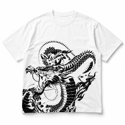 Celestial Dragon Oversized  T-Shirt