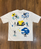 Playful Skeleton Oversized  T-Shirt