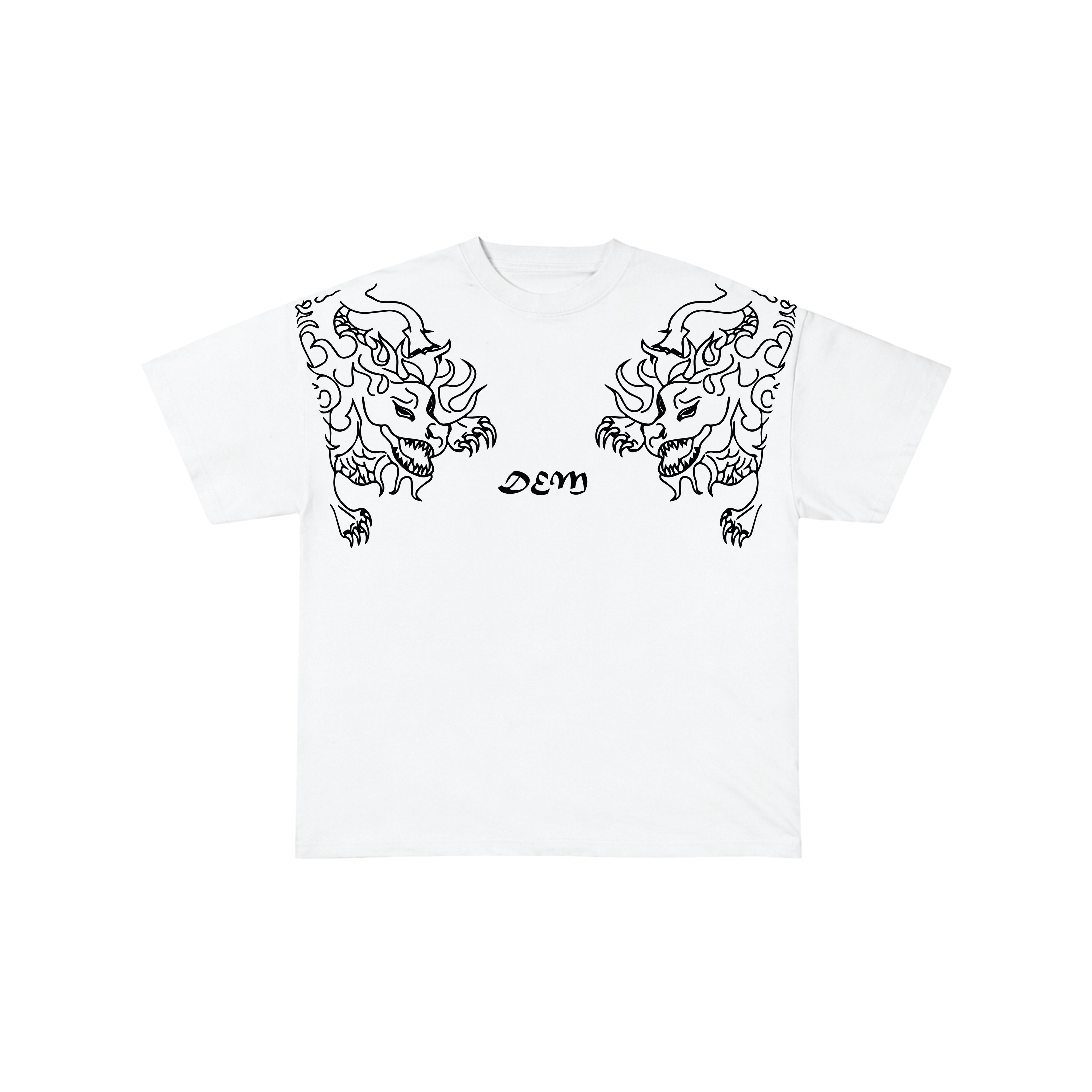 Twin Dragon Oversized  T-shirt