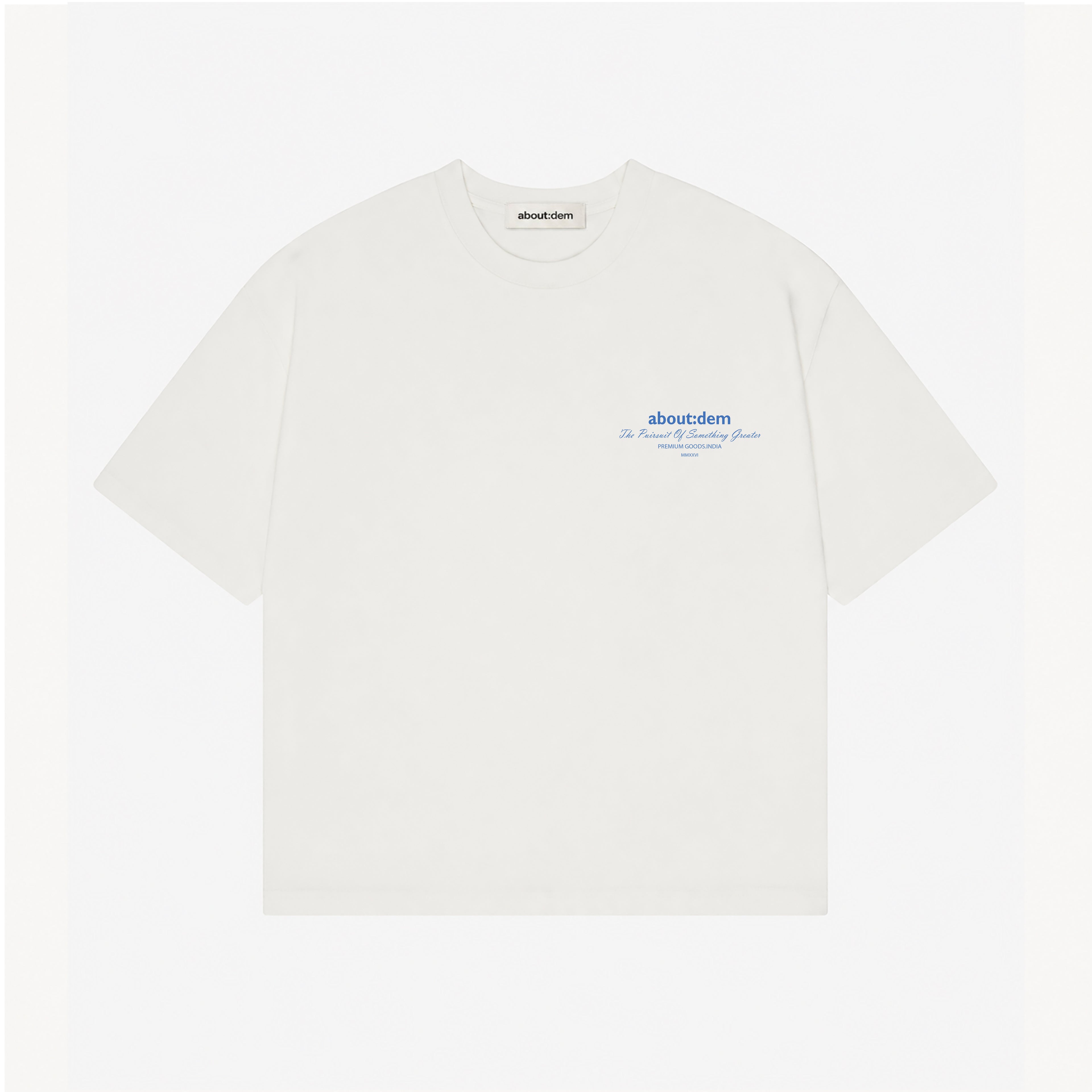 Pursuit Ivory Boxy fit T-shirt
