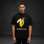 EAT ME Puff Print Oversized T-Shirt