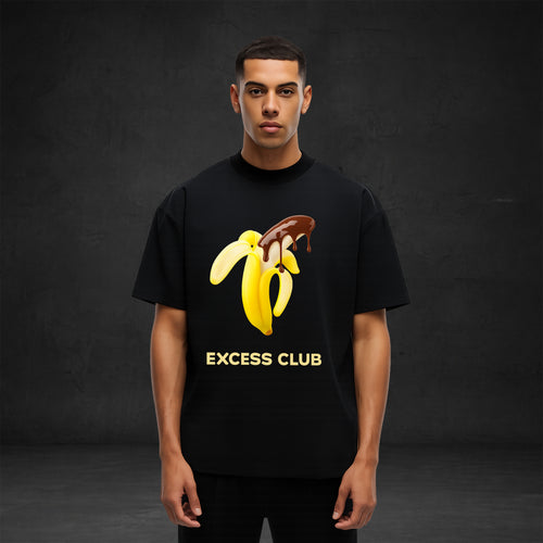 EAT ME Puff Print Oversized T-Shirt