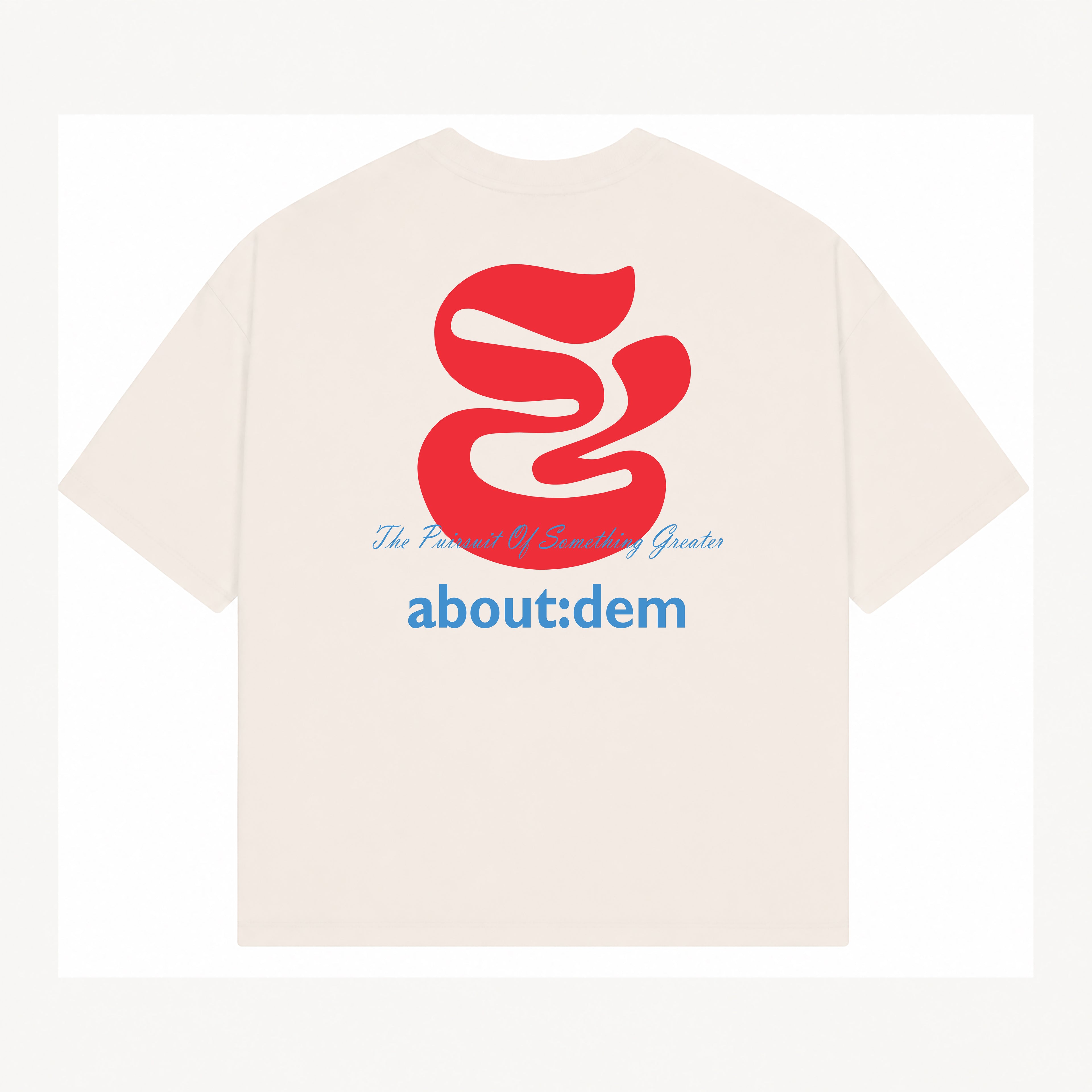 Pursuit Ivory Boxy fit T-shirt
