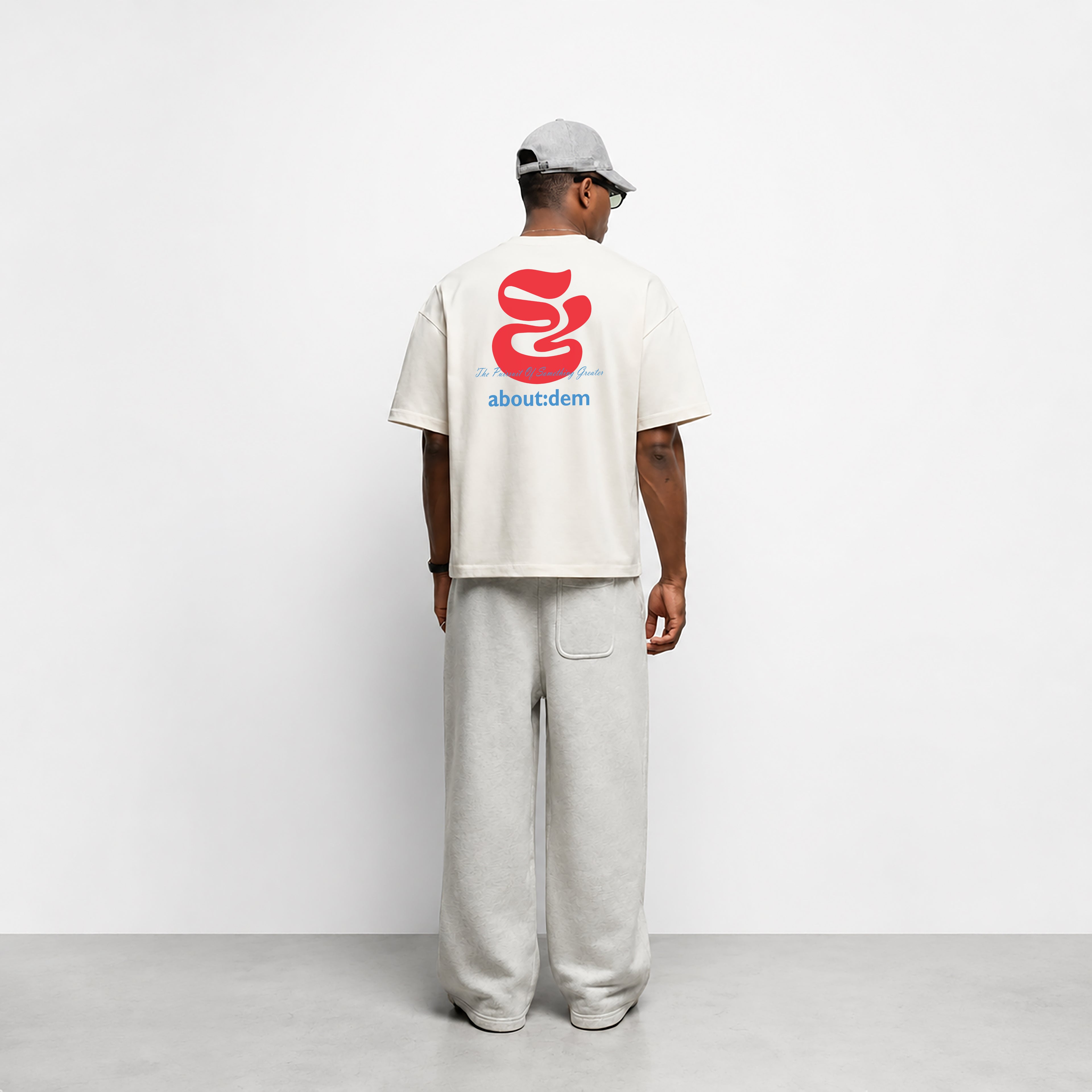 Pursuit Ivory Boxy fit T-shirt